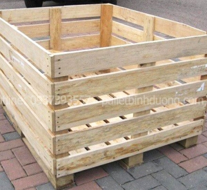 Thùng Gỗ Pallet Đựng Trái Cây