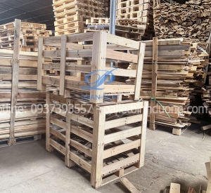 Thùng Gỗ Pallet Gỗ Thông Nan Thưa