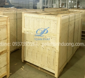 Thùng Gỗ Pallet Kiện Máy